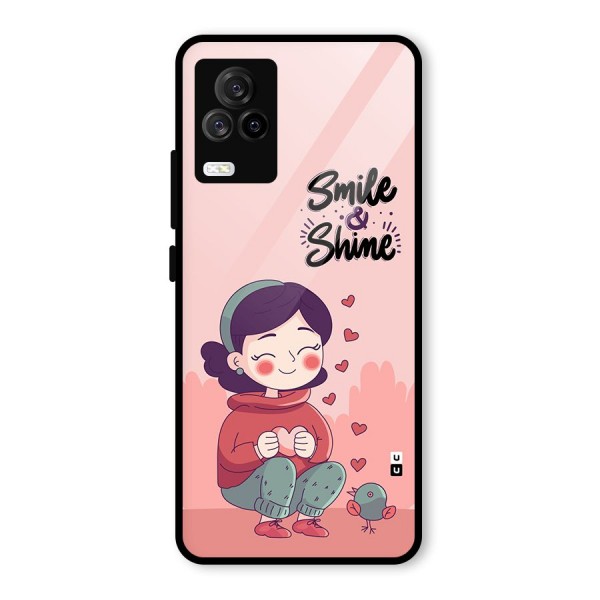 Smile And Shine Glass Back Case for Vivo iQOO 7 Legend 5G