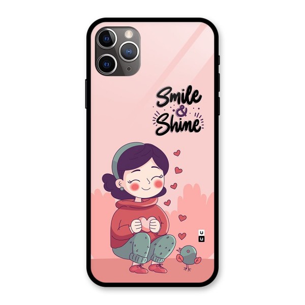 Smile And Shine Glass Back Case for iPhone 11 Pro Max