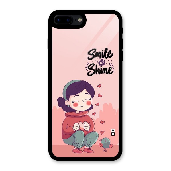 Smile And Shine Glass Back Case for iPhone 7 Plus