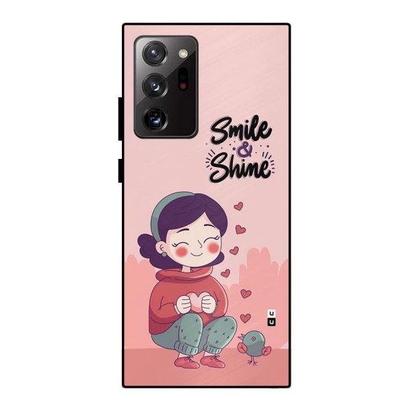 Smile And Shine Metal Back Case for Galaxy Note 20 Ultra