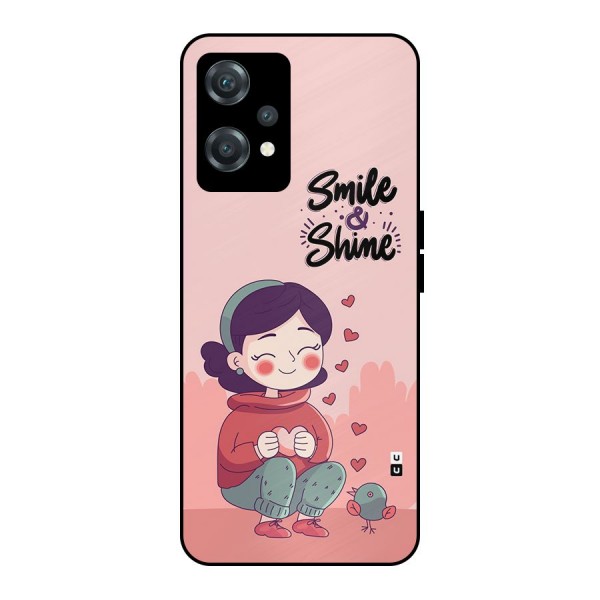 Smile And Shine Metal Back Case for OnePlus Nord CE 2 Lite 5G
