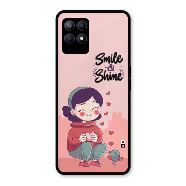 Smile And Shine Metal Back Case for Realme Narzo 50