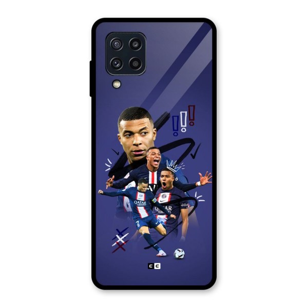 Socccer Star Qatar Glass Back Case for Galaxy M32