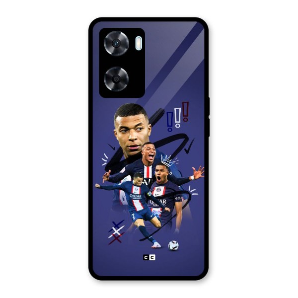 Socccer Star Qatar Glass Back Case for Oppo A77