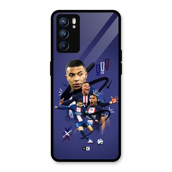 Socccer Star Qatar Glass Back Case for Oppo Reno6 5G