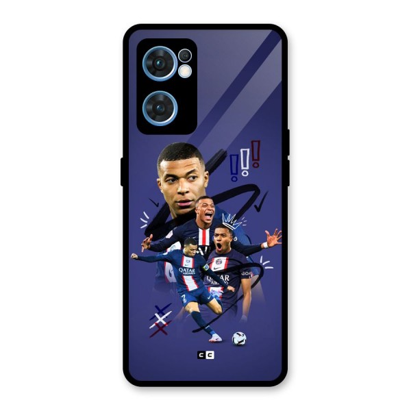 Socccer Star Qatar Glass Back Case for Oppo Reno7 5G