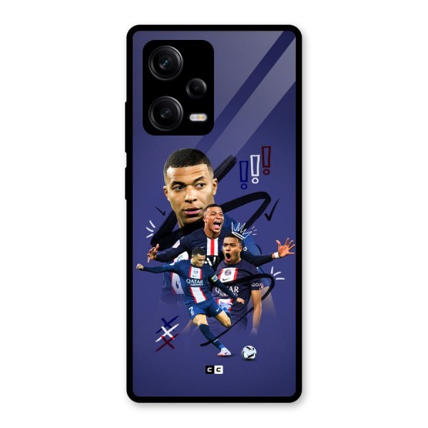 Socccer Star Qatar Glass Back Case for Redmi Note 12 Pro
