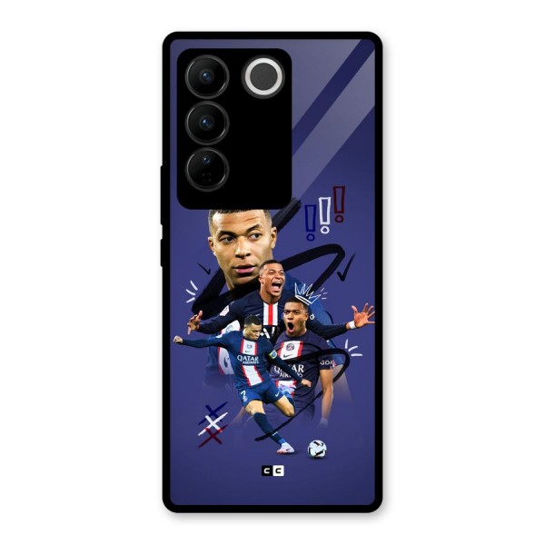 Socccer Star Qatar Glass Back Case for Vivo V27