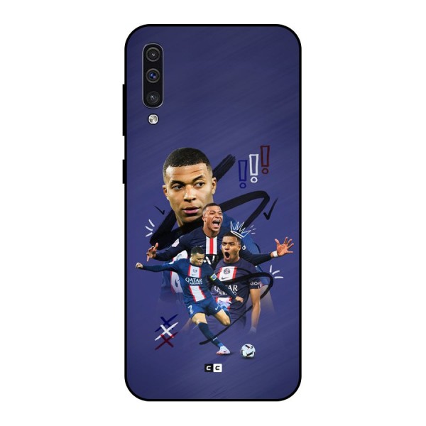 Socccer Star Qatar Metal Back Case for Galaxy A30s