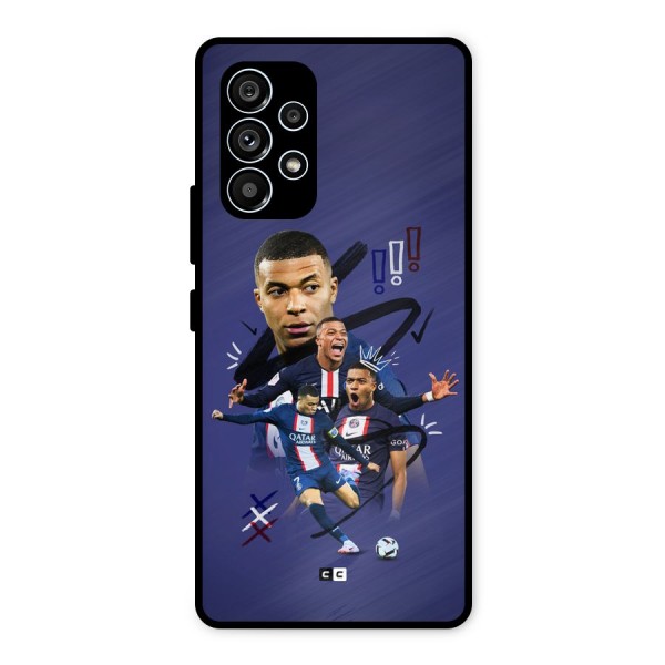 Socccer Star Qatar Metal Back Case for Galaxy A53 5G
