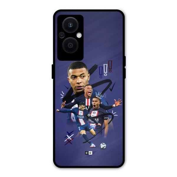 Socccer Star Qatar Metal Back Case for Oppo F21s Pro 5G