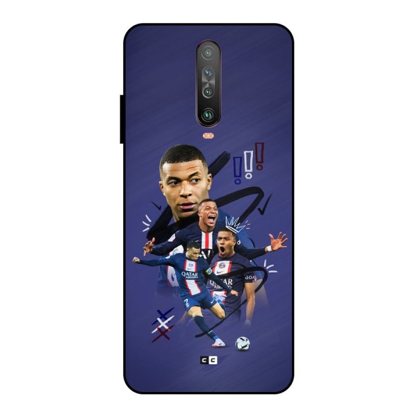 Socccer Star Qatar Metal Back Case for Poco X2