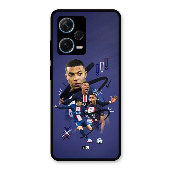 Socccer Star Qatar Metal Back Case for Redmi Note 12 Pro Plus 5G