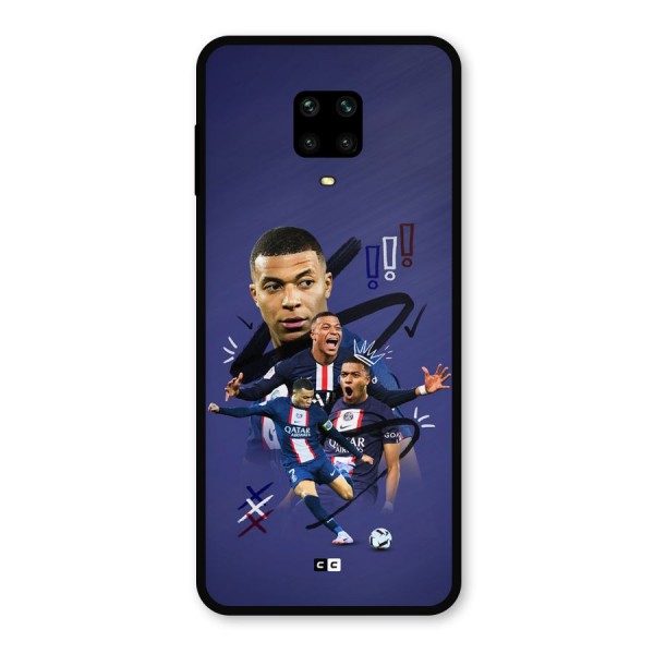 Socccer Star Qatar Metal Back Case for Redmi Note 9 Pro Max