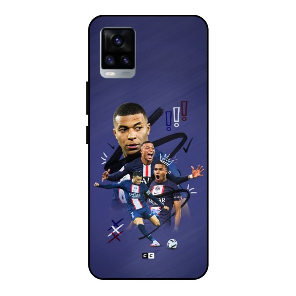 Socccer Star Qatar Metal Back Case for Vivo V20