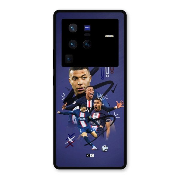 Socccer Star Qatar Metal Back Case for Vivo X80 Pro