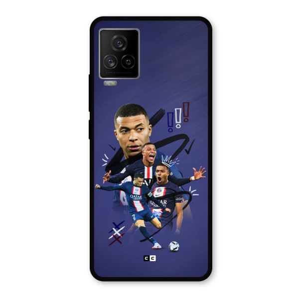 Socccer Star Qatar Metal Back Case for iQOO 7 Legend 5G