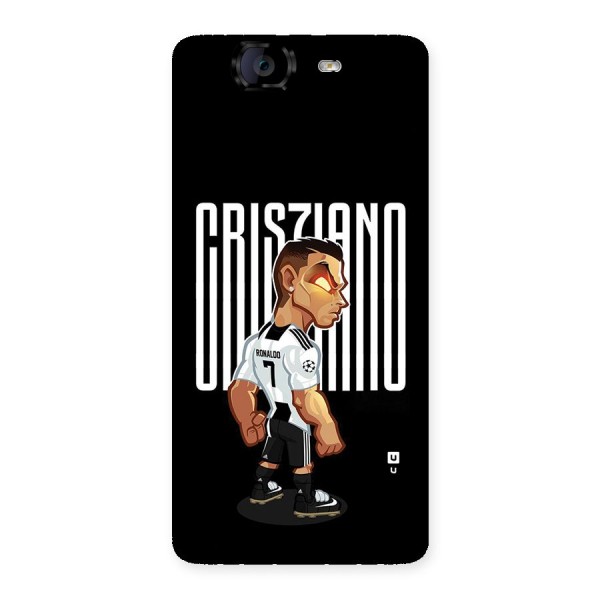 Soccer Star Back Case for Canvas Knight A350