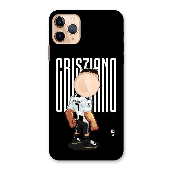 Soccer Star Back Case for iPhone 11 Pro Max Logo Cut