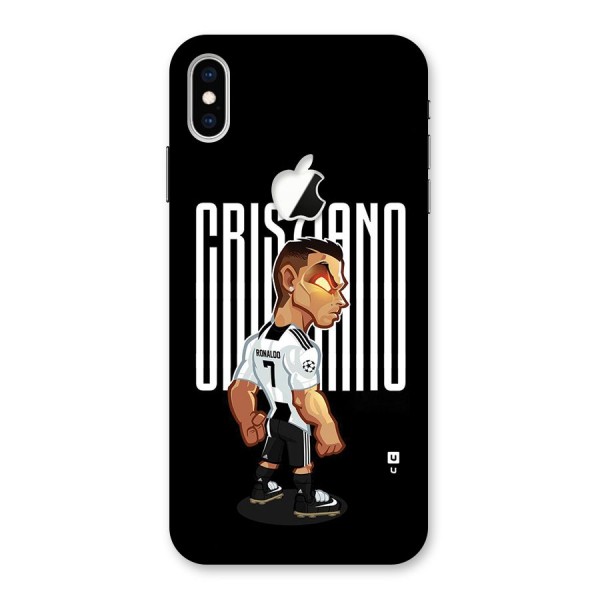 Soccer Star Back Case for iPhone XS Max Apple Cut