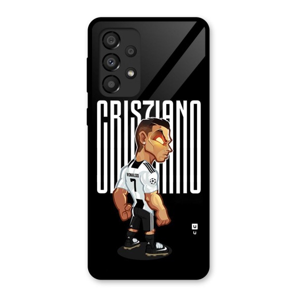 Soccer Star Glass Back Case for Galaxy A33 5G