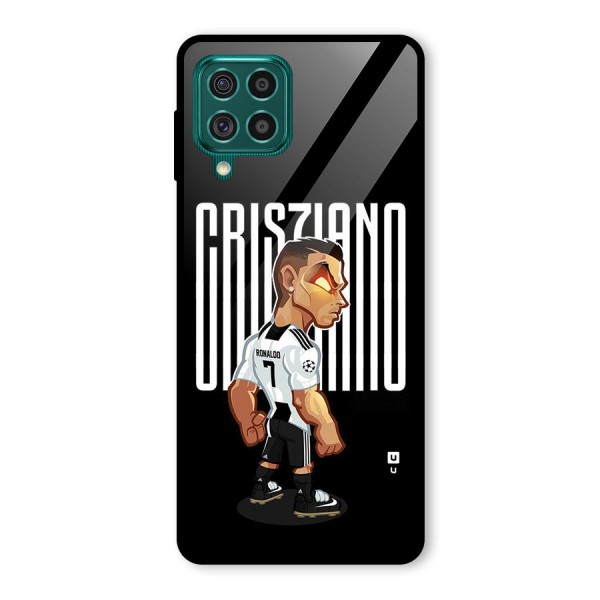 Soccer Star Glass Back Case for Galaxy F62
