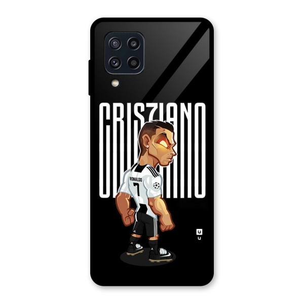 Soccer Star Glass Back Case for Galaxy M32