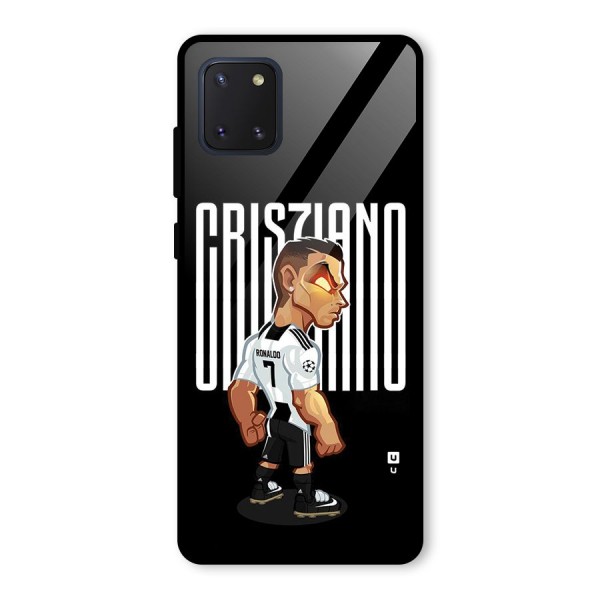 Soccer Star Glass Back Case for Galaxy Note 10 Lite
