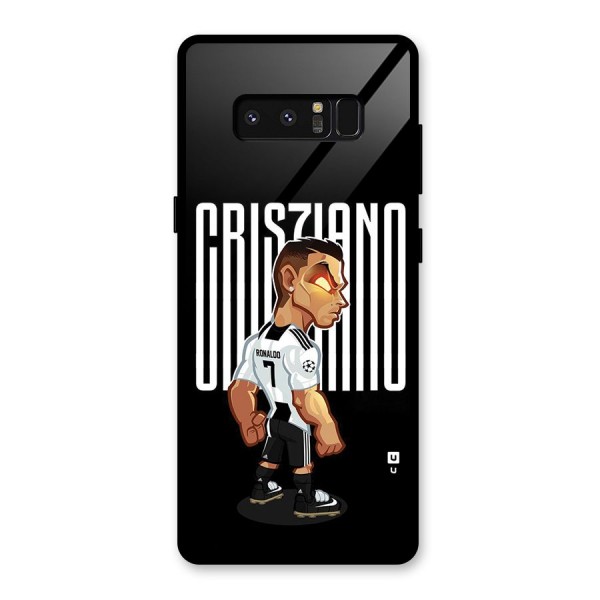 Soccer Star Glass Back Case for Galaxy Note 8