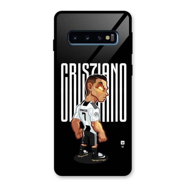 Soccer Star Glass Back Case for Galaxy S10
