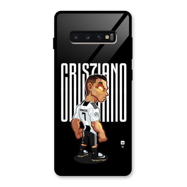 Soccer Star Glass Back Case for Galaxy S10 Plus