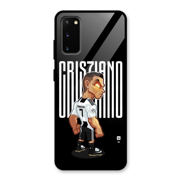 Soccer Star Glass Back Case for Galaxy S20