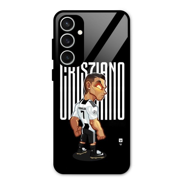 Soccer Star Glass Back Case for Galaxy S23 FE
