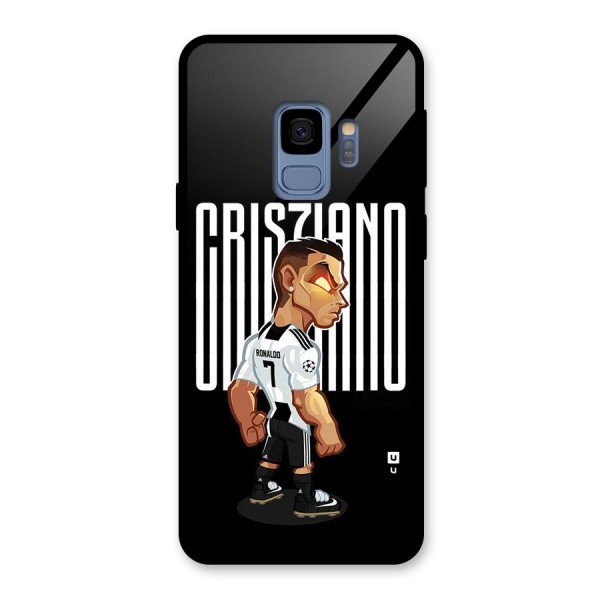 Soccer Star Glass Back Case for Galaxy S9