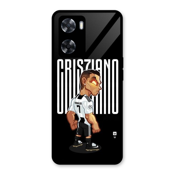 Soccer Star Glass Back Case for Oppo A57 2022