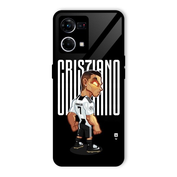 Soccer Star Glass Back Case for Oppo F21 Pro 4G
