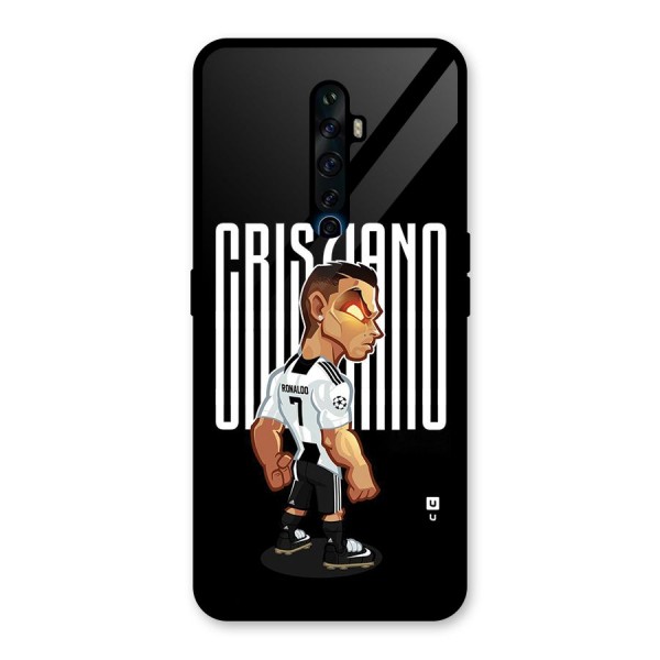 Soccer Star Glass Back Case for Oppo Reno2 F