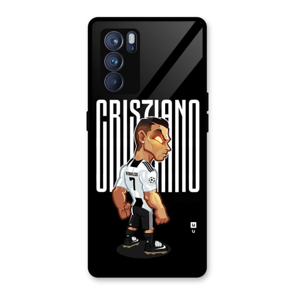 Soccer Star Glass Back Case for Oppo Reno6 Pro 5G