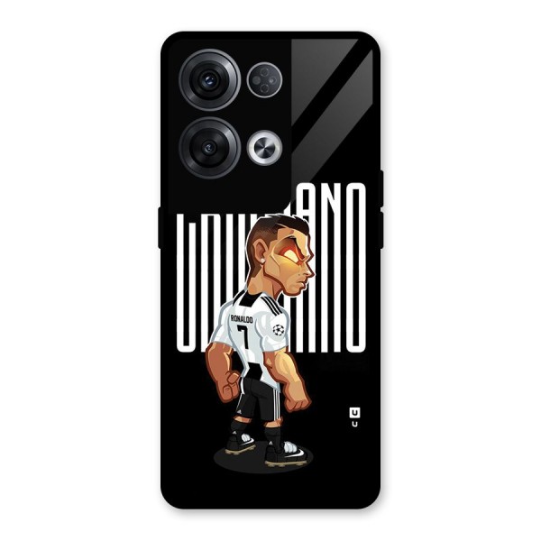 Soccer Star Glass Back Case for Oppo Reno8 Pro 5G