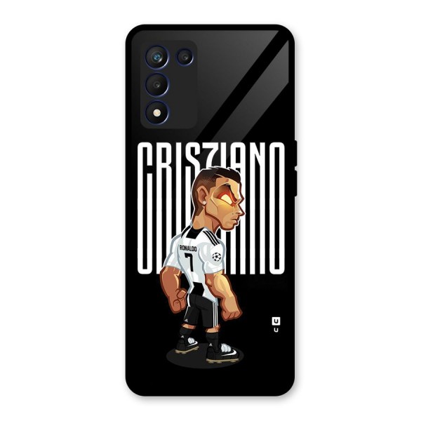 Soccer Star Glass Back Case for Realme 9 5G Speed