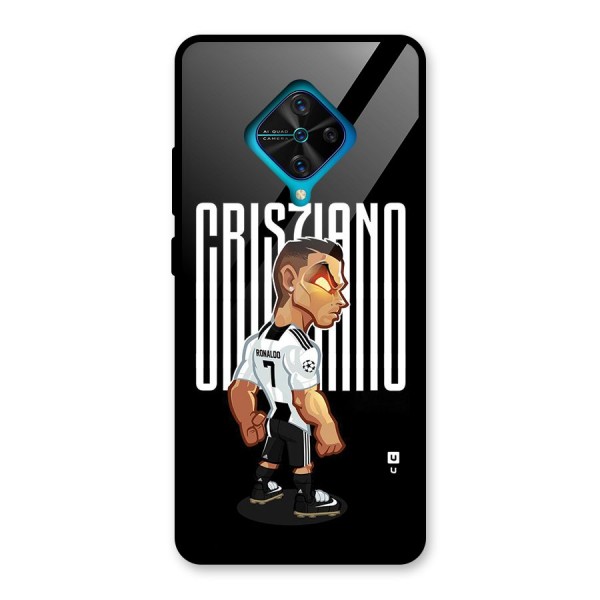 Soccer Star Glass Back Case for Vivo S1 Pro