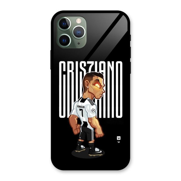 Soccer Star Glass Back Case for iPhone 11 Pro