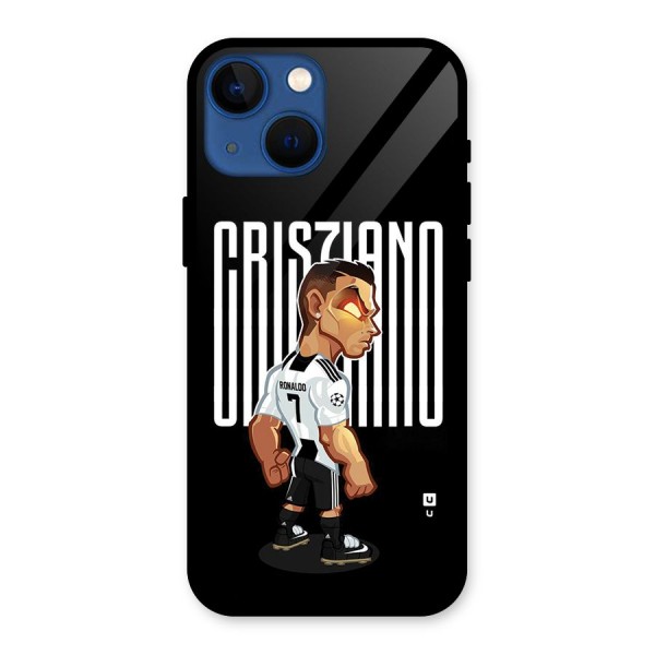 Soccer Star Glass Back Case for iPhone 13 Mini