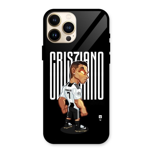 Soccer Star Glass Back Case for iPhone 13 Pro Max