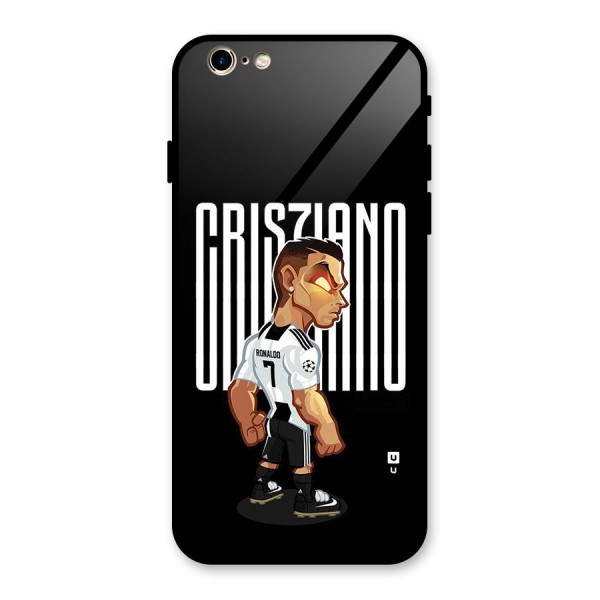 Soccer Star Glass Back Case for iPhone 6 6S