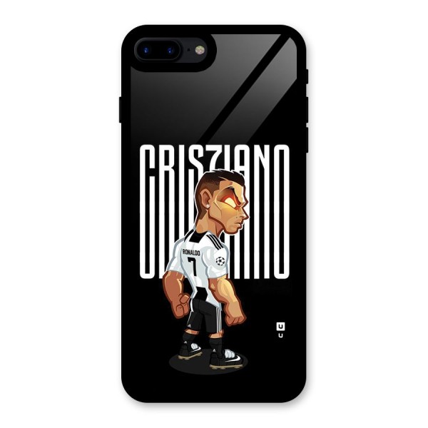 Soccer Star Glass Back Case for iPhone 8 Plus