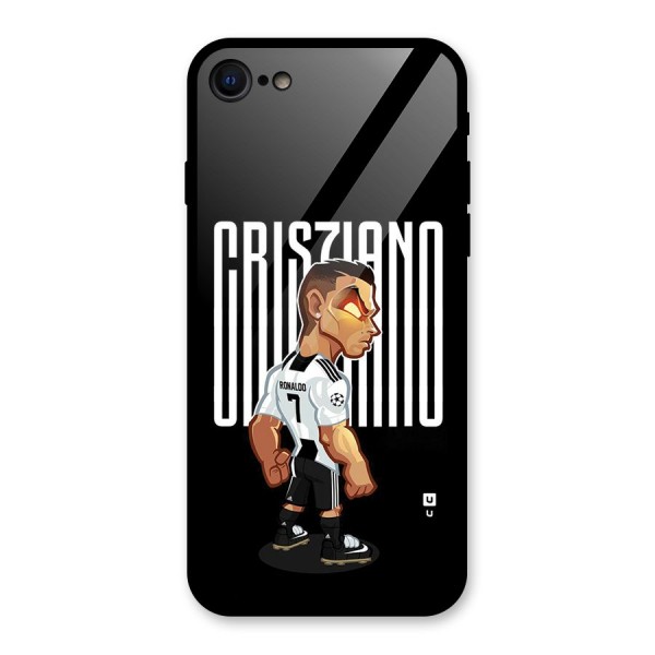 Soccer Star Glass Back Case for iPhone SE 2020