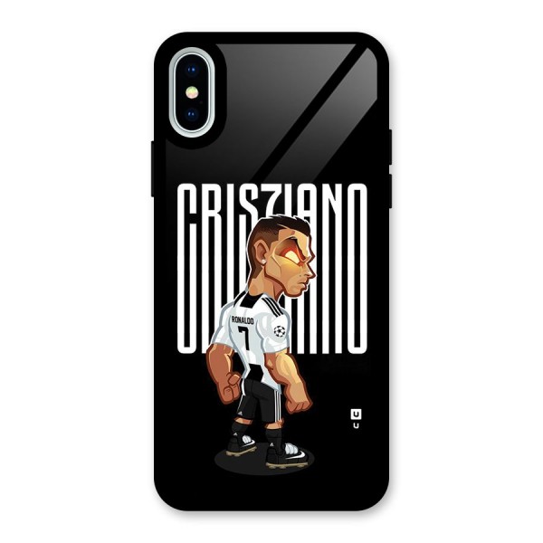 Soccer Star Glass Back Case for iPhone X