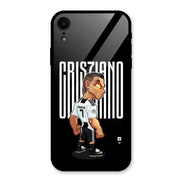 Soccer Star Glass Back Case for iPhone XR