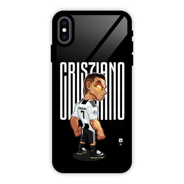 Soccer Star Glass Back Case for iPhone XS Max
